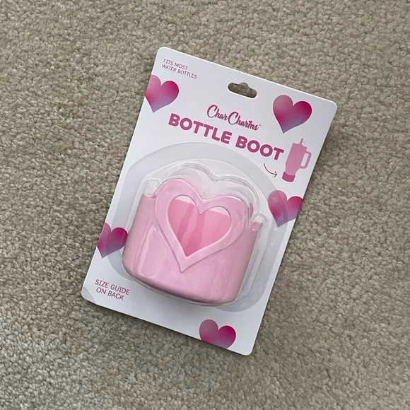 CharCharms Valentine’s Day Pink Heart Bottle Boot - Picture 10 of 15
